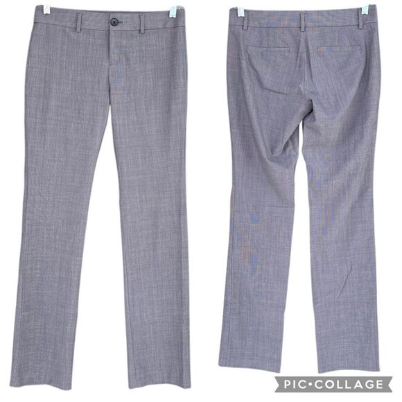Banana Republic Wool The Logan Fit Stretch Trousers Pants Women Size 2 Lined - Picture 2 of 9